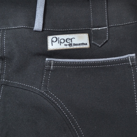 Piper Front Zip Knee Patch Breeches - Picture 3 of 5